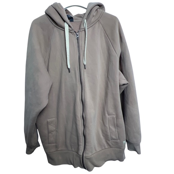 Vuori Tops - Vuori Restore Dusty Rose Zip Up HoodieSweatshirt Women's M Cozy Comfort Oversize